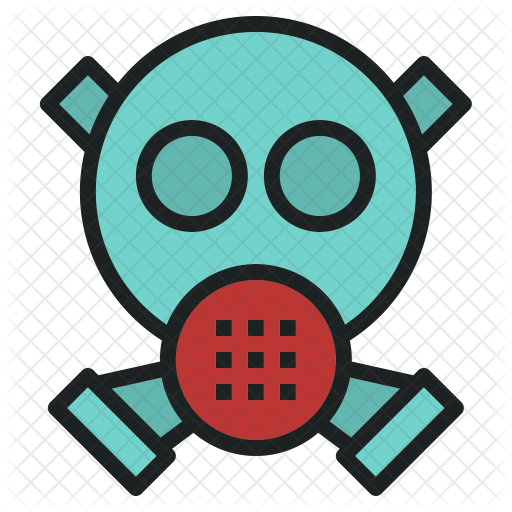 Gas Mask Icon - Danger Air (512x512)