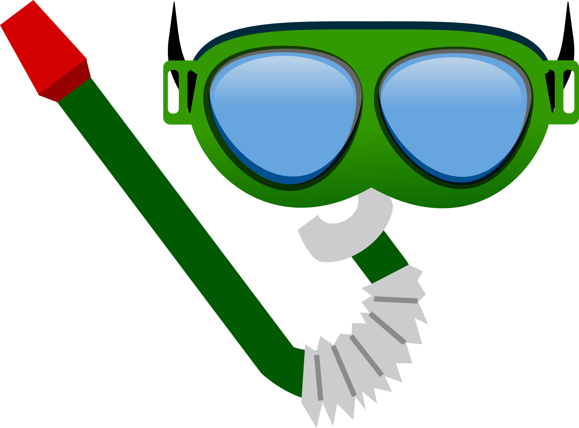 De Bucear - Snorkel Clipart (2400x1774)