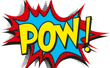 Free Clip Art - Pow Transparent Background (500x282)