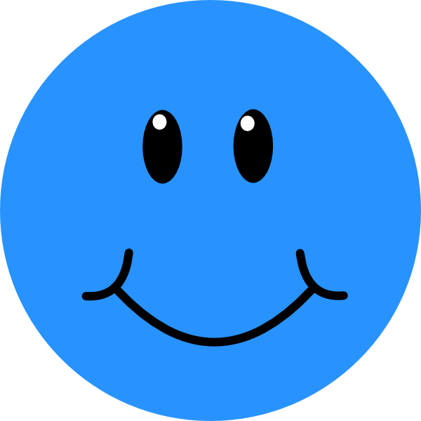 Blur Clipart Sad Face Pencil And In Color Blur Clipart - Blue Sad Face Emoji (600x600)