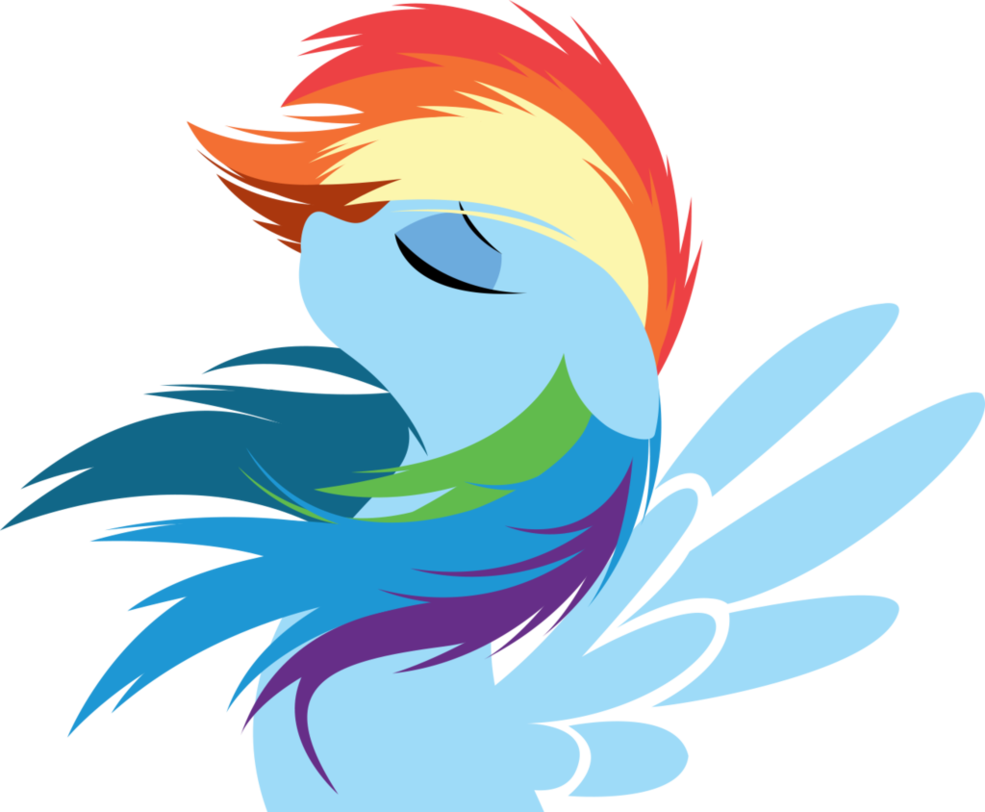 Rainbow Dash By Rariedash - My Little Pony Rainbow Dash Fan Art (985x812)