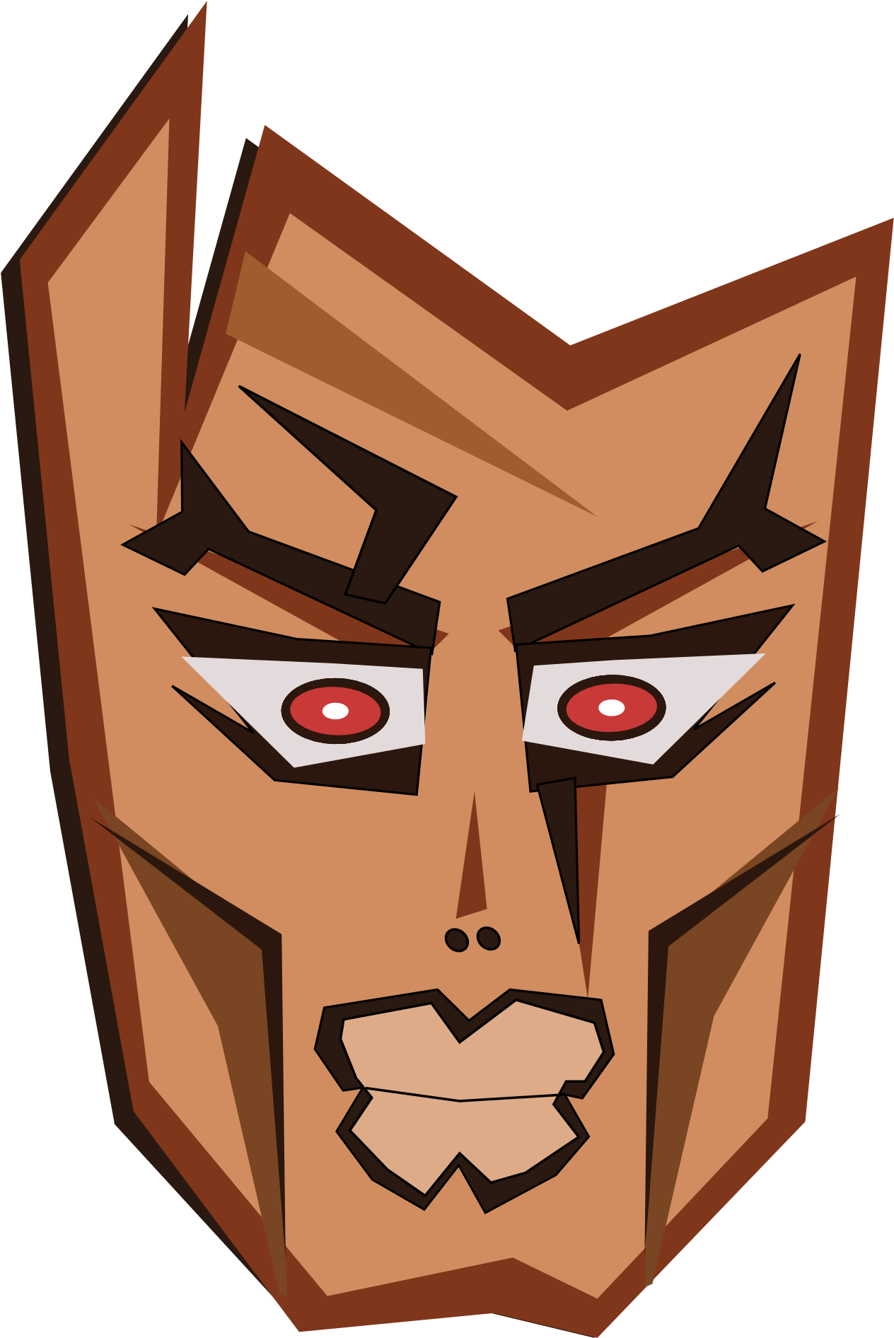 Abstract Tribal Mask 12 1969px 274 - Illustration (1969x1969)