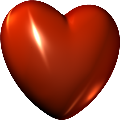3d Red Heart Clipart - 3d Heart Png (600x768)