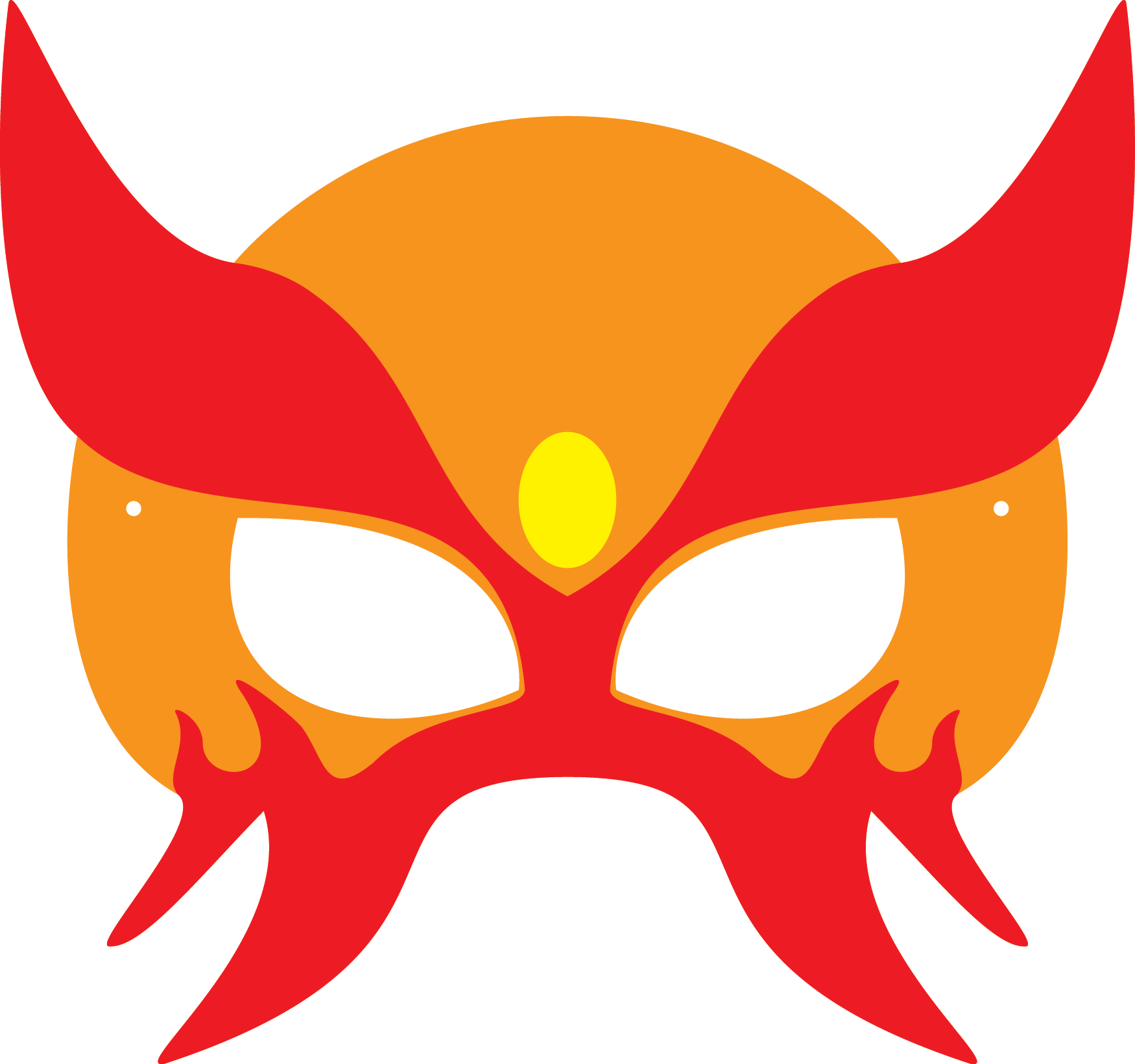 Holiday Coloring Pages » Superhero Printables Coloring - Paper Mask For Boys (1750x1640)