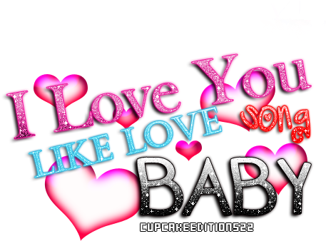 I Love You Like Love Song Png Text By Cupcakeeditions22 - Songs Of Png Text (500x500)
