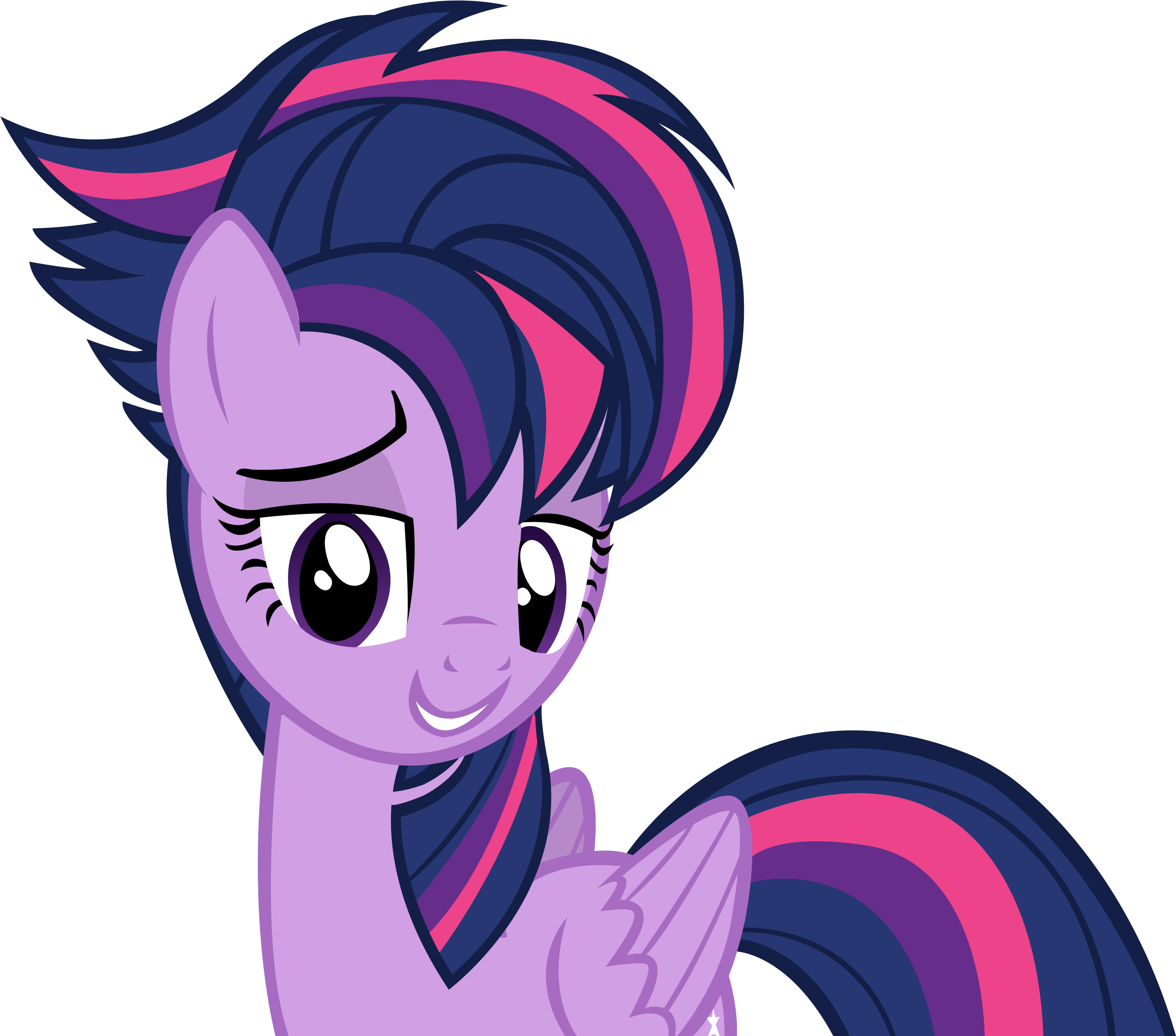 Twilight Sparkle's New Mane By Indigo114 Twilight Sparkle's - Mlp Twilight Hairstyle (2979x2616)
