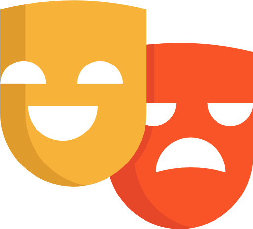 Masks Free Icon - Theatre Icon Png (512x512)