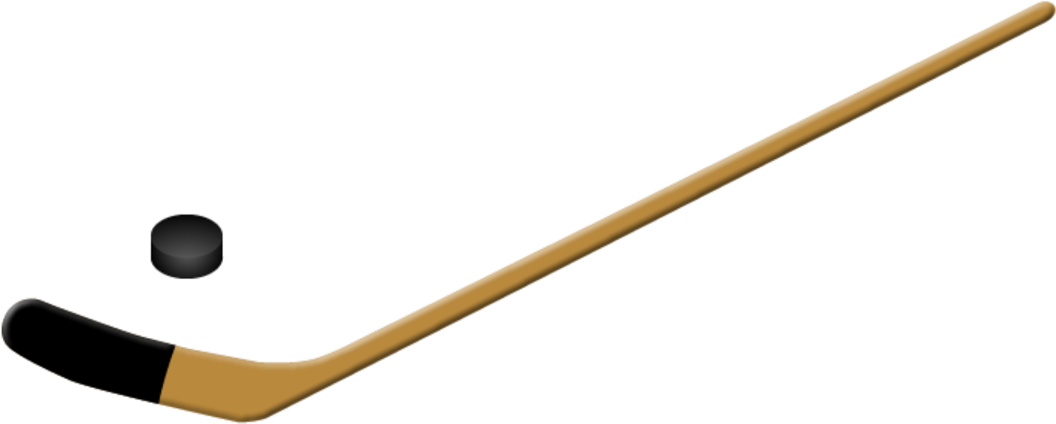 Picture Of A Hockey Stick - Hockey Stick And Puck Png (1608x1608)