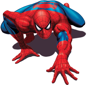 Spider Man Videos - Spiderman The Animated Series Png (374x369)