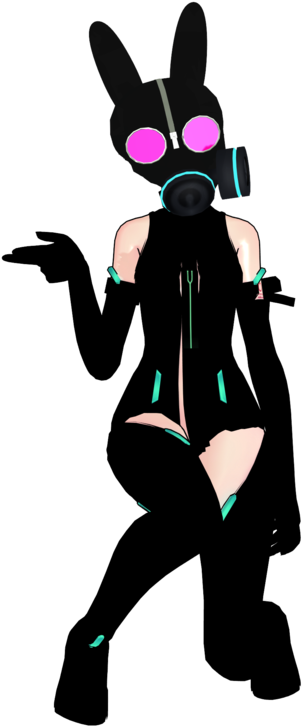 Bunny Gas Mask By Sleepdashie - Gas Mask (1095x730)