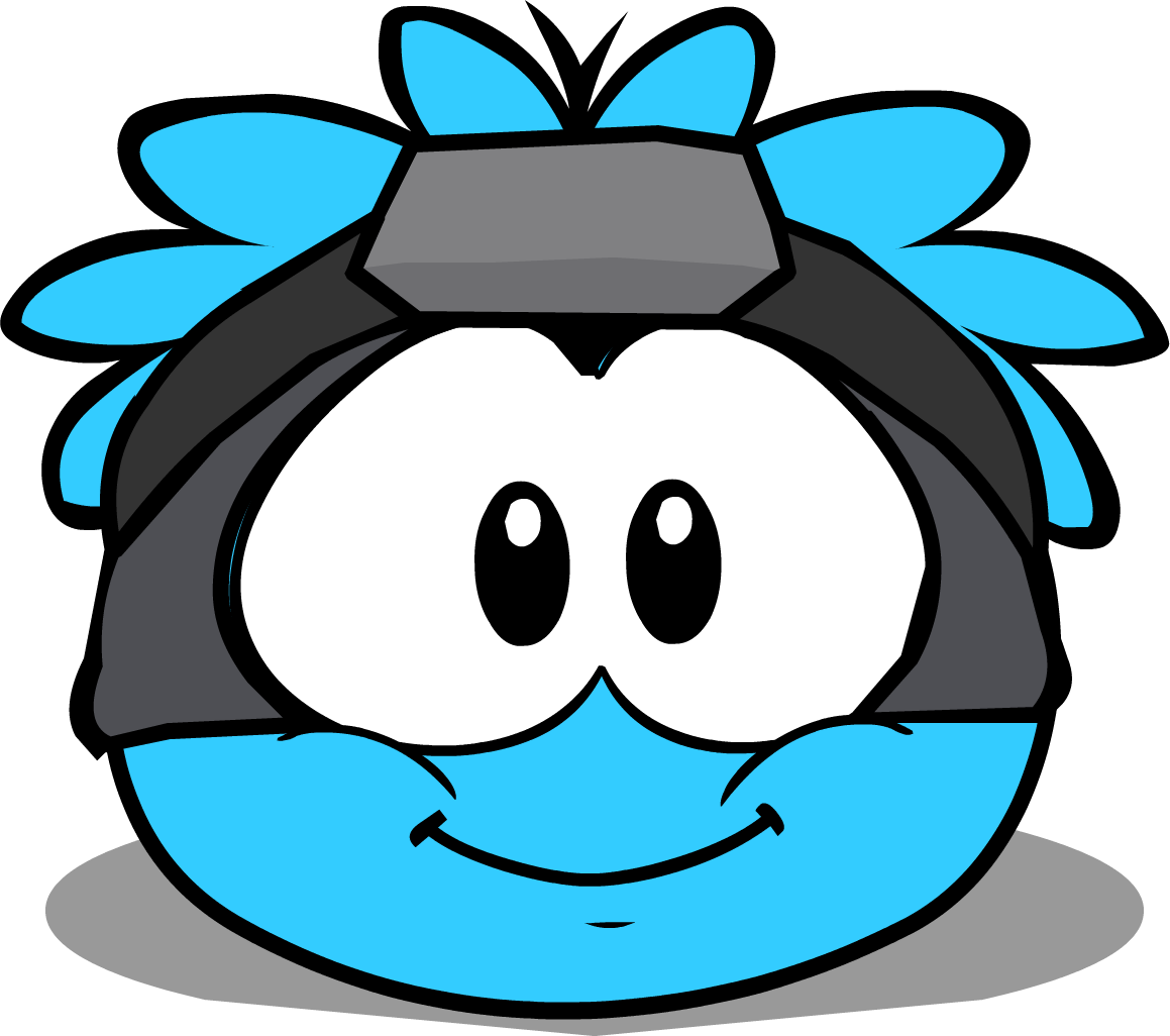 Top Hat Clipart Puffle - Club Penguin Moving Puffles (1159x1026)