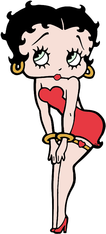 Early Betty Boop Black And White (362x792)