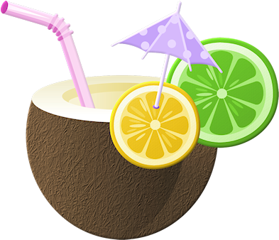 Scrap Estiu - Coco Hawaii Png (400x347)