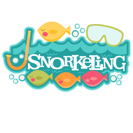 Miss Kate Cuttables - Snorkeling Clipart (432x432)