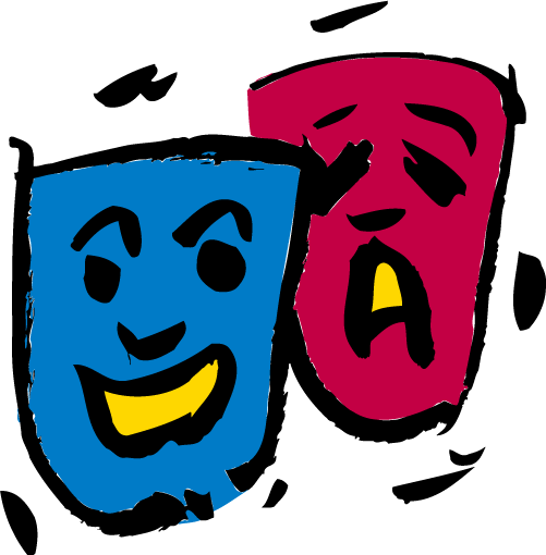 Mask Clip Art - Literary Ideas And Scripts For Young Playwrights (501x510)
