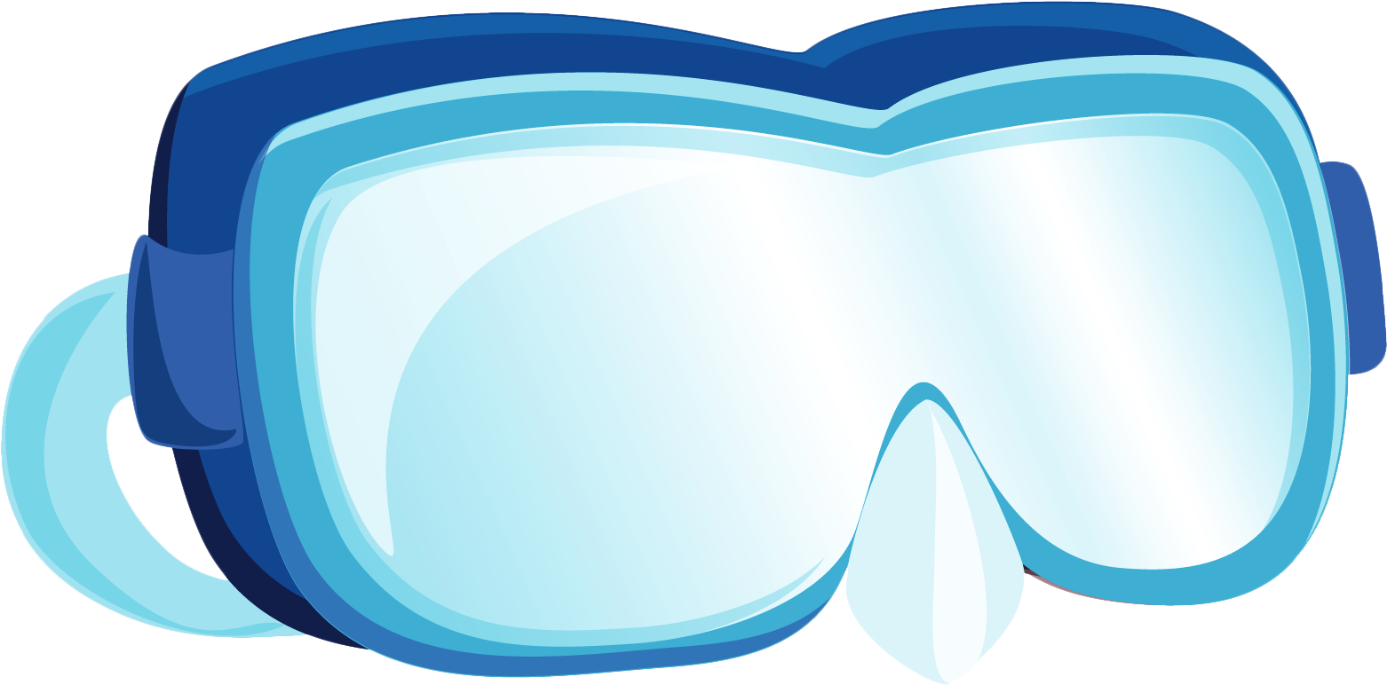 Diving & Snorkeling Masks Clip Art - Diving & Snorkeling Masks Clip Art (1732x1020)