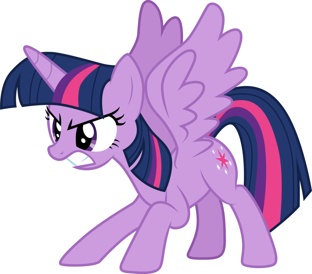 Angry Twilight Sparkle By Cloudyglow - Mlp Twilight Sparkle Angry (1024x899)