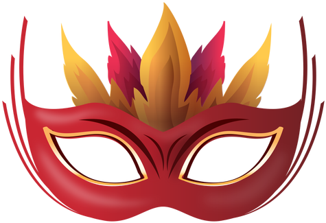 Fire Carnival Mask Transparent Png - Carnival Clipart Transparent (512x512)