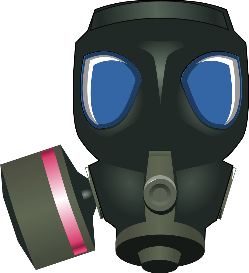 Gas Mask Clipart, Vector Clip Art Online, Royalty Free - Gas Mask Clip Art (819x900)