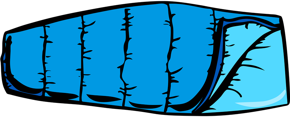 Sleeping Bag - Clip Art Sleeping Bag (960x480)