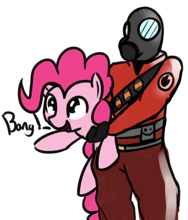 Neuro, Bang, Cute, Diapinkes, Earth Pony, Female, Gas - Clip Art (954x1024)