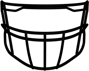 Masks Clipart Football - Riddell 360-2bdc-lw Face Mask (475x429)