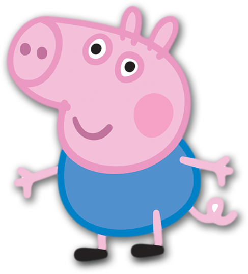 Imprimibles Para Fiestas Gratis E Imágenes - George Pig (487x538)