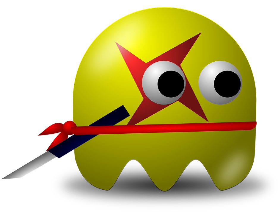 Cartoon Ninja 2 Clip Art At Clker Com Vector Clip Art - Pacman Kinky (942x720)