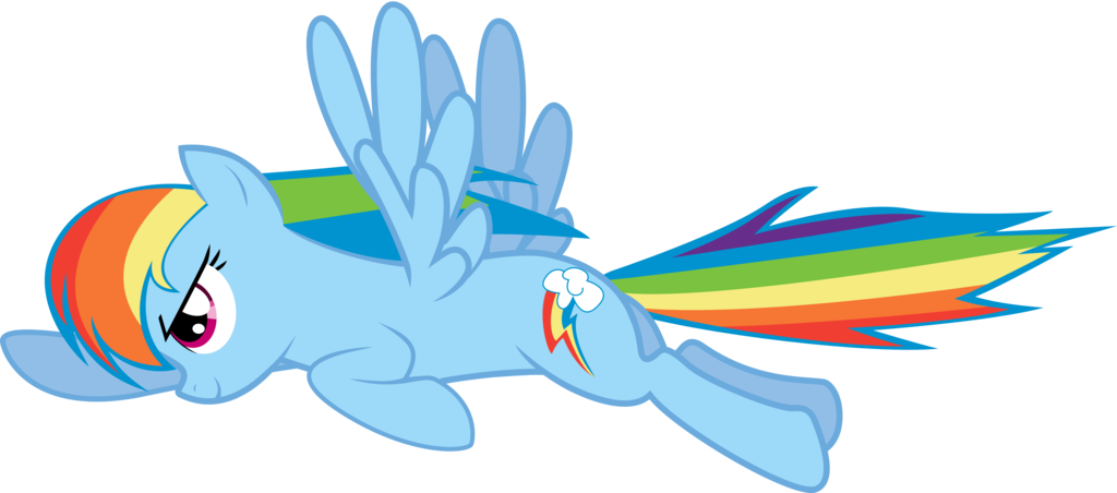 Rainbow Dash From The Opening Sequence V2 By Tamalesyatole - Glitter Rainbow Dash Gif (1024x452)