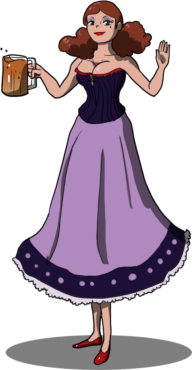 Avalot's Capital Is Rather Famed For Its Many Taverns, - Illustration (1600x1600)