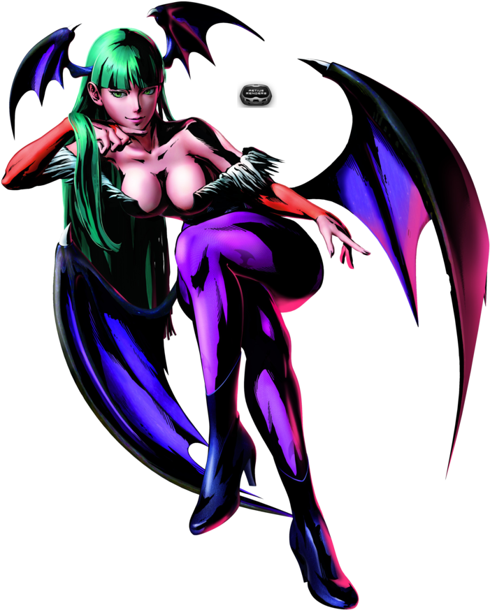 Marvel Clip Art Medium Size - Marvel Vs Capcom Morrigan (752x1063)