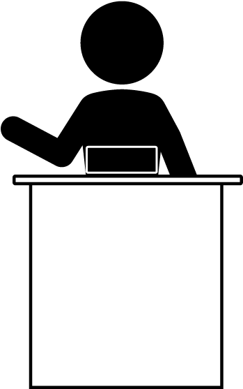 View All Images-1 - Reception Desk Clip Art (640x640)