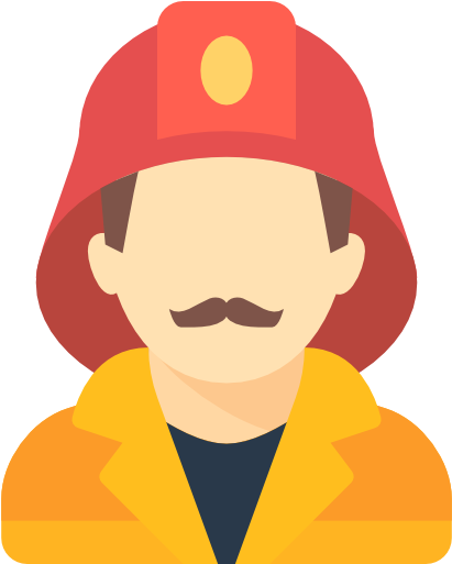 Jobs - " - Firefighter Icon Png (767x959)
