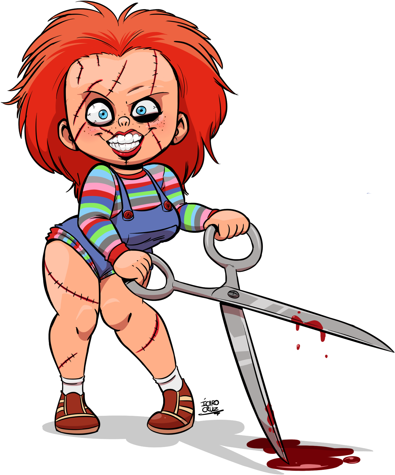 Chucky Png Images Transparent Free Download - Chucky Rule 63 (1600x1774)
