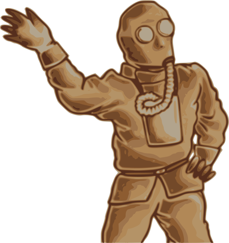 Free Japanese Gas Mask Man - Gas Mask Guy Png (753x800)
