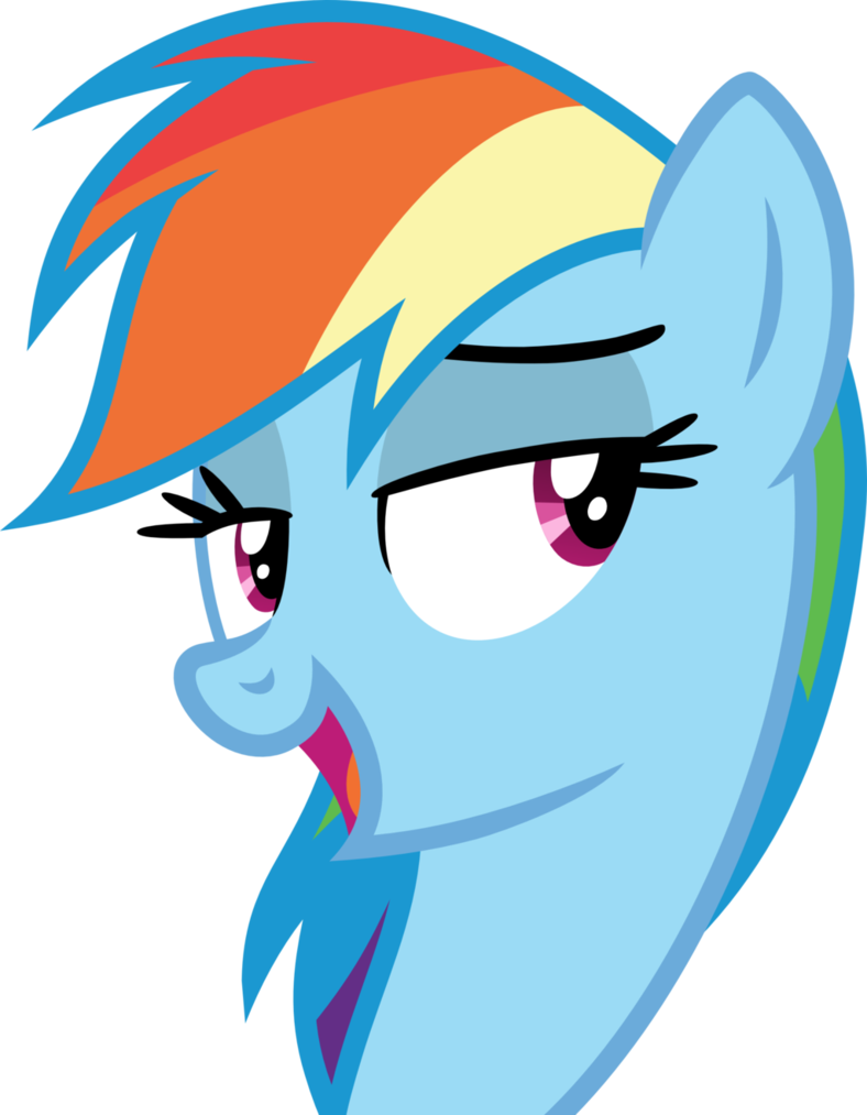 'if You Know What I Mean' Rainbow Dash Vector By Weegeestareatyou - Rainbow Dash Mud (788x1013)