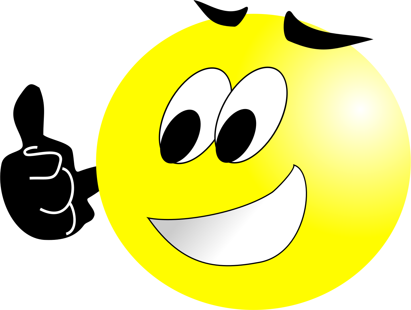 Well Done - Smiling Face Clip Art Png.