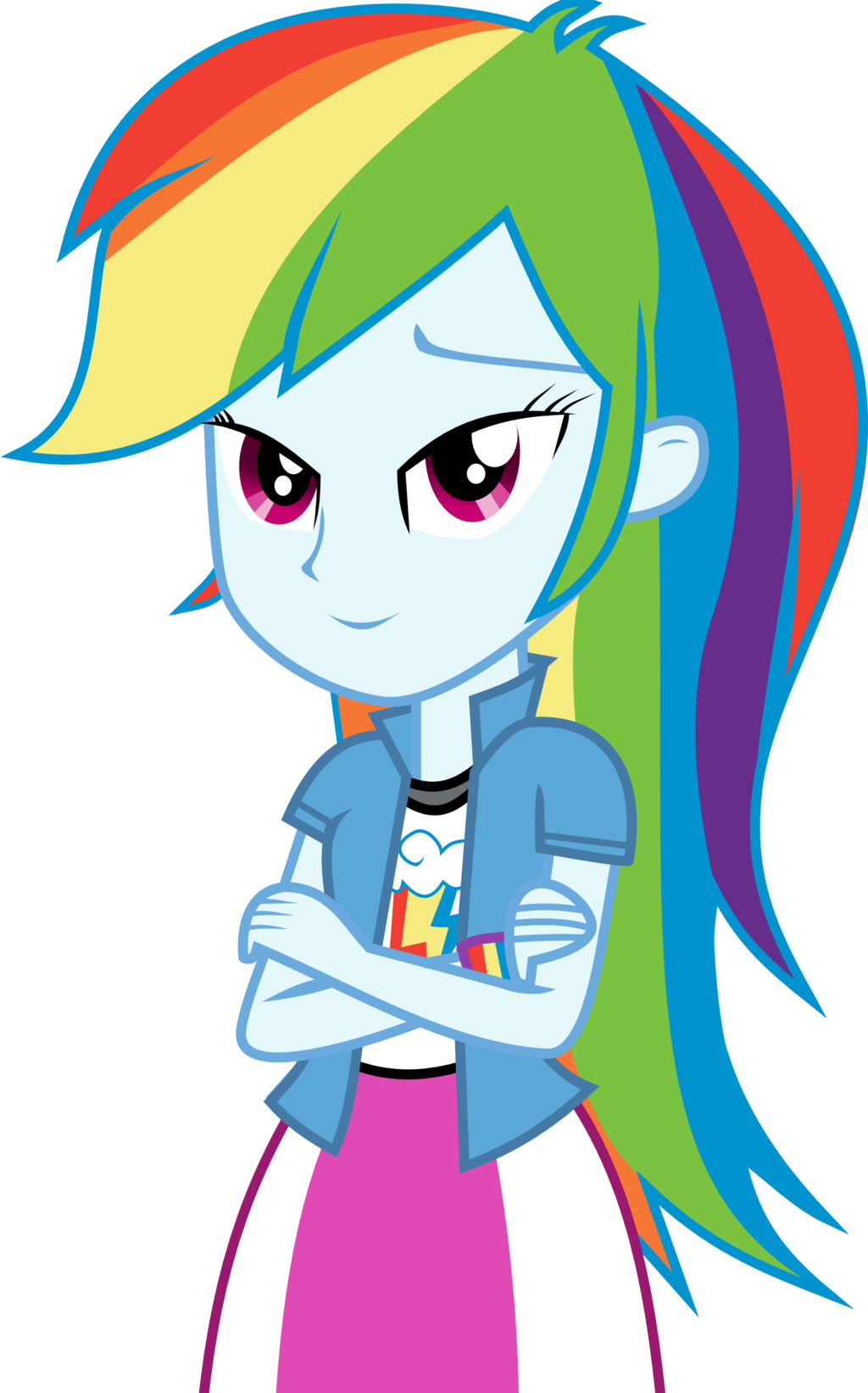 Equestria Girls Rainbow Dash By Nero-narmeril - My Little Pony Equestria Girl Rainbow Dash (1024x1643)