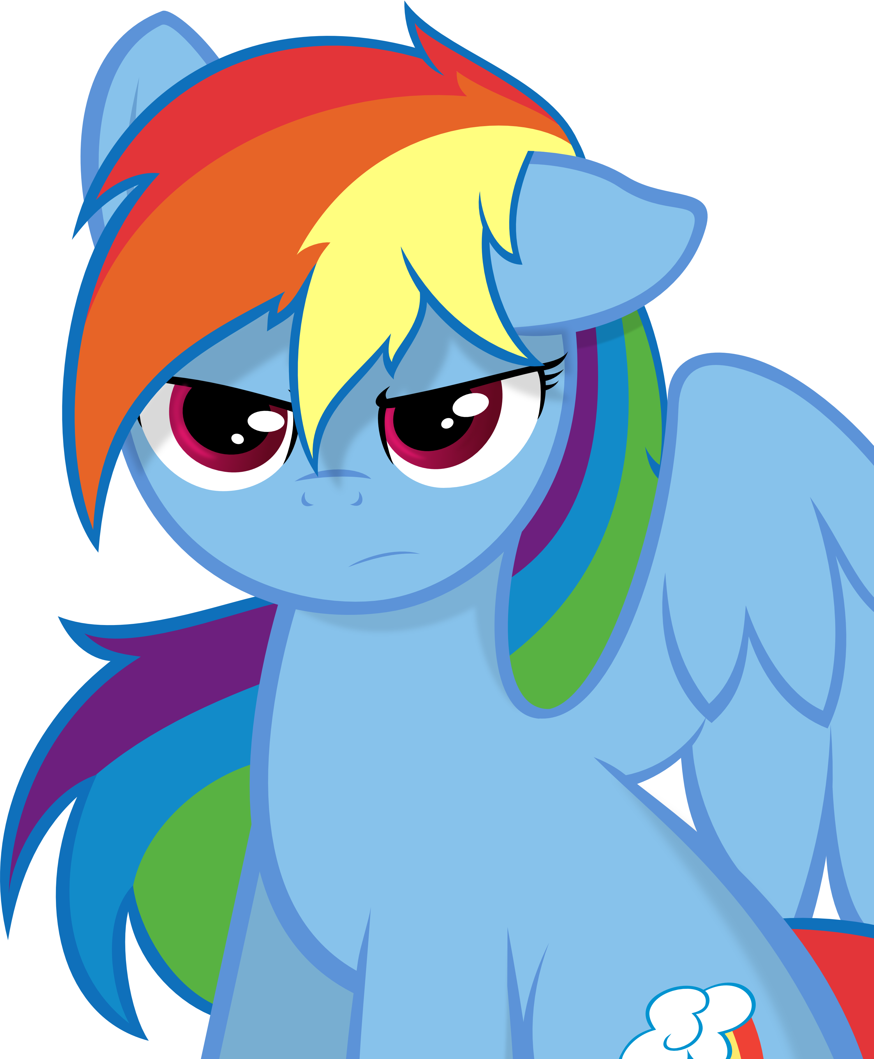 Favoriteartman 5 3 Rainbow Dash 2 By Godoffury - Rainbow Dash Kiss You (3000x3636)