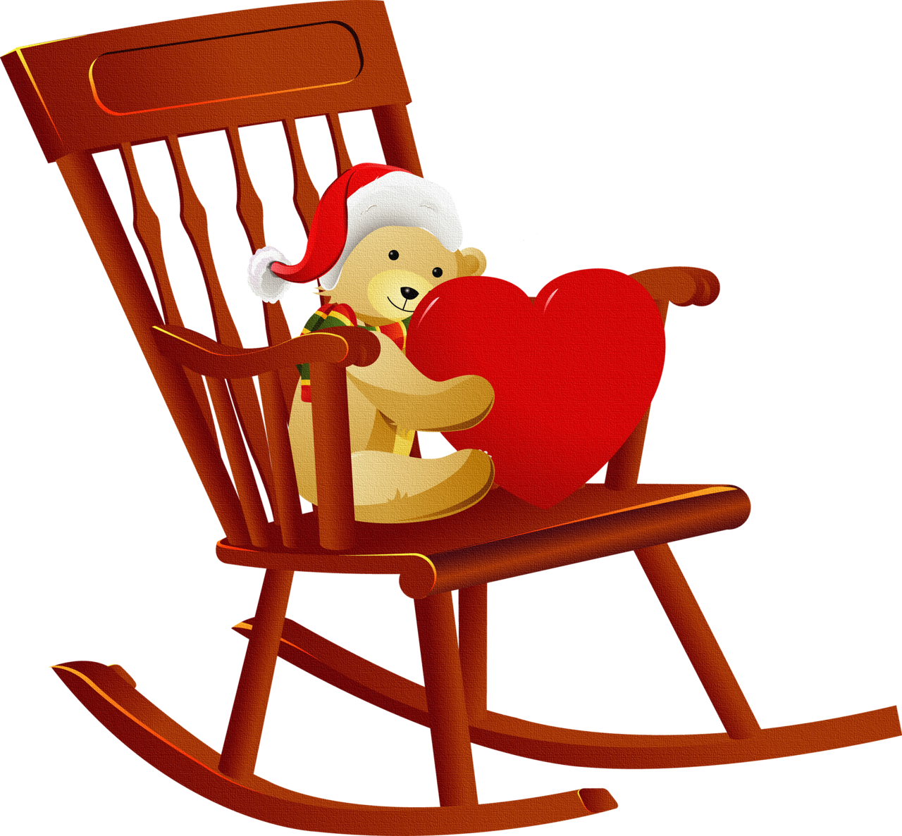 Mis Laminas Para Decoupage - Wooden Rocking Chair Clipart (1280x1187)