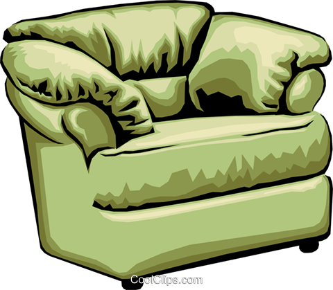 Comfortable Chair Royalty Free Vector Clip Art Illustration - Quartering Act March 24 1765 (480x419)