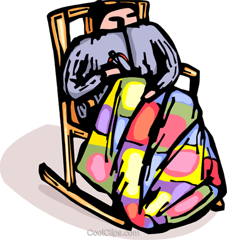 Grandmother Sewing A Quilt Royalty Free Vector Clip - Grandmother Sewing A Quilt Royalty Free Vector Clip (454x480)