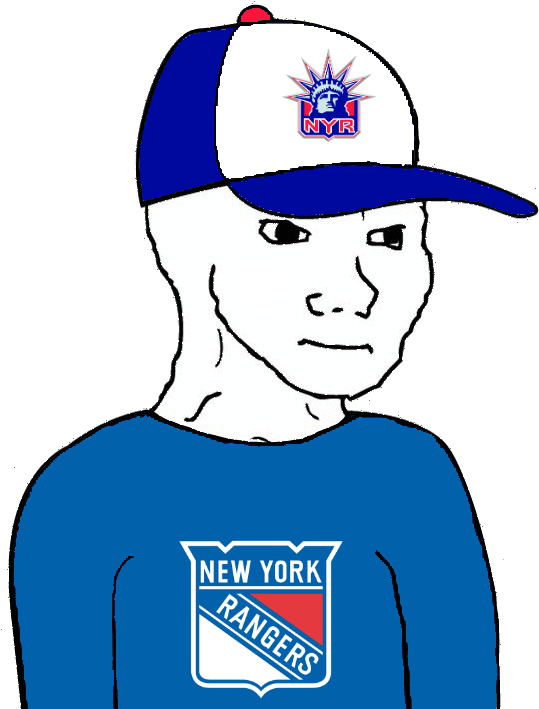 Post - New York Rangers Wall Decal (547x717)