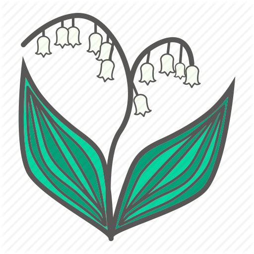 Lily Of The Valley Clipart Svg - Vector Graphics (512x512)