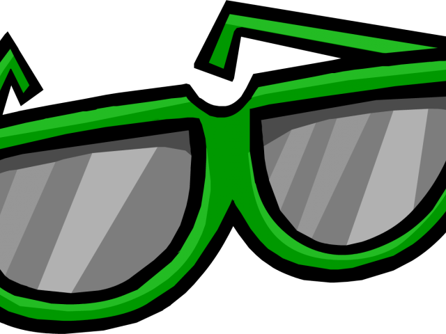 Glasses Clipart Green - Sunglasses Clipart Png (640x480)