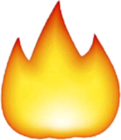 Banner Free Download Bonfire Clipart Cute - Fuego Emoji (419x486)