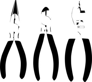Computer Icons Drawing Line Art - Alicate De Bico Vetor (382x340)