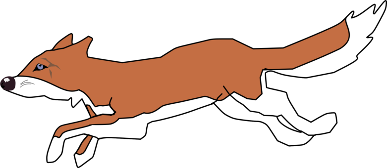 Red Fox Dog Breed Tail - Fox Colour (781x340)
