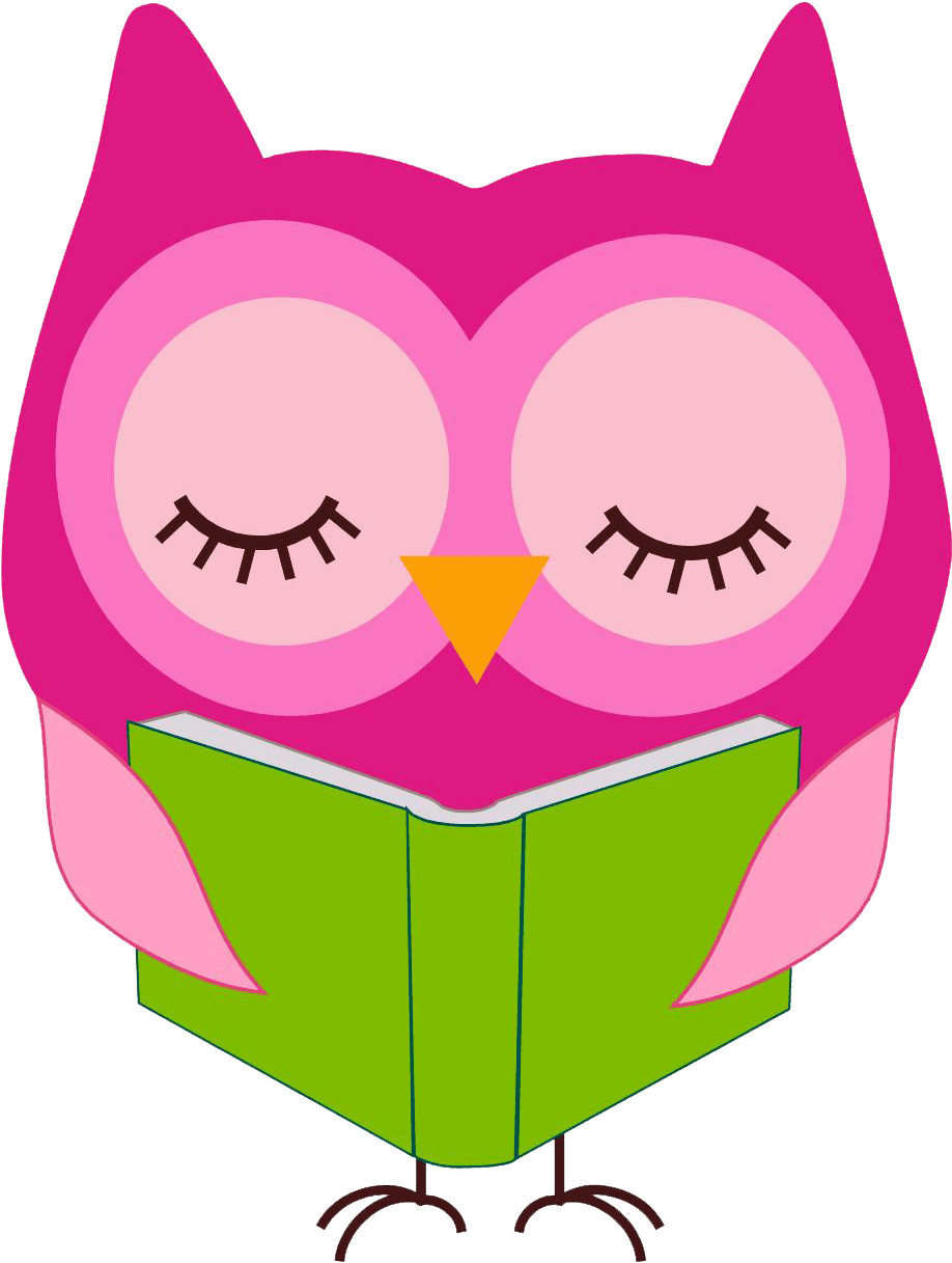 School Owl Clipart Math - Owl Reading Clipart (1073x1296)