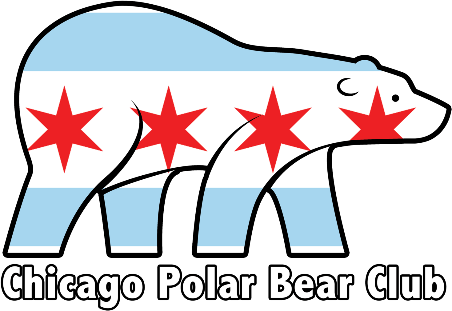 Clipart Family Polar Bear - Chicago (1500x1069)